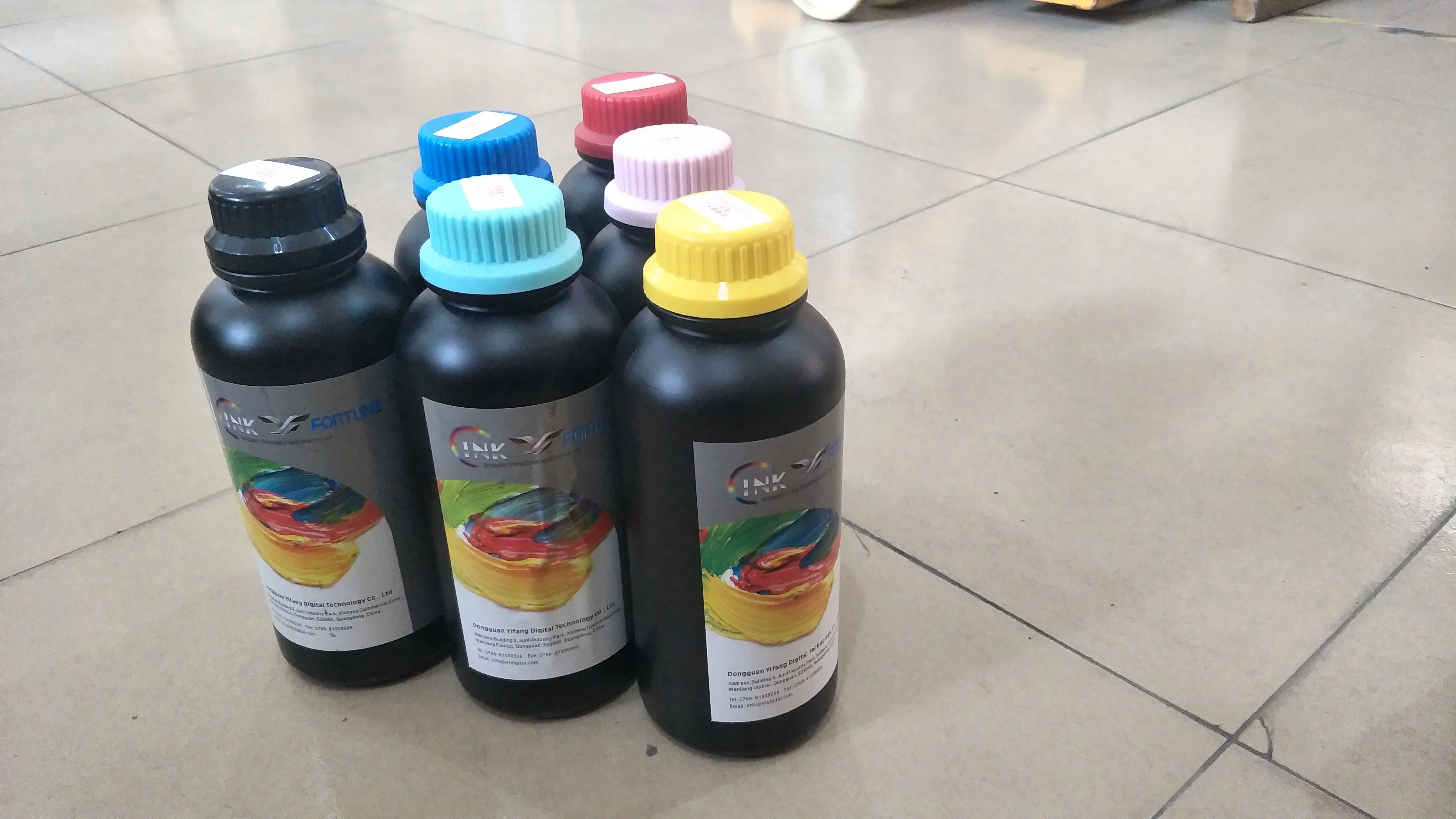 Universal ink for uv Printing Machine Outdoor G5 G6 Print Head Printer 1L UV Ink