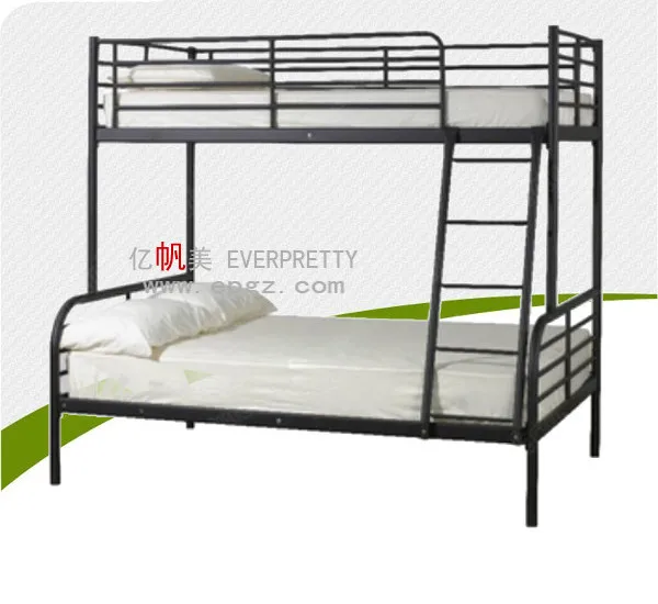 Modern School Dormitory Furniture Camp Metal Steel Bunk Bed for Two