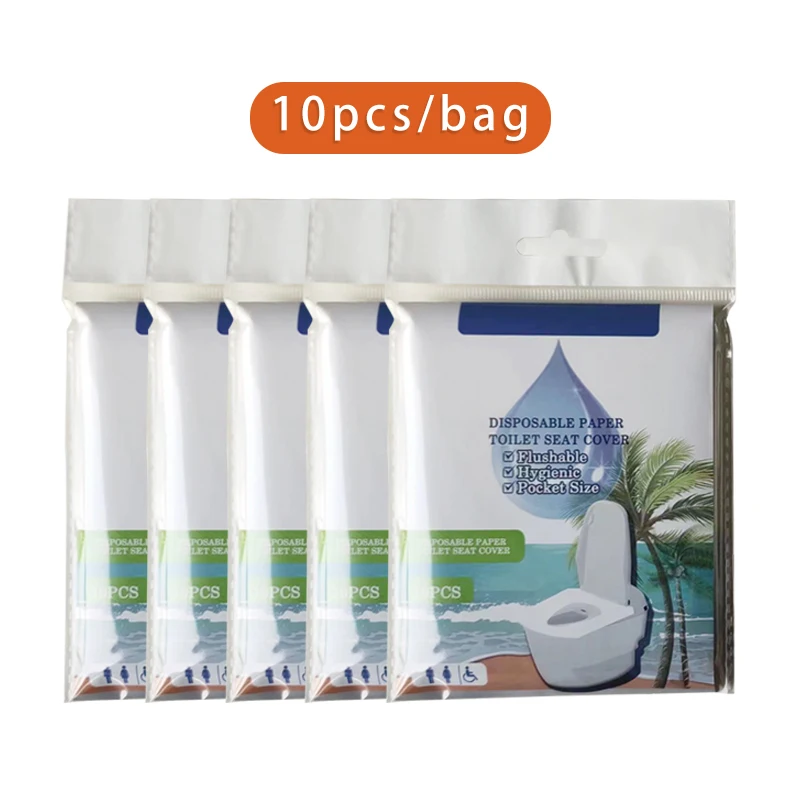 Toilet seat covers disposable flushable disposable toilet protector bathroom products