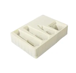 hot blister Customized white color plastic skin care insert packaging tray blister cards