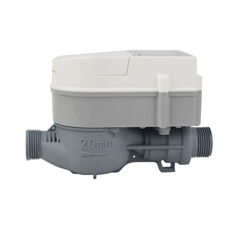 Super plastic smart mechanical prepaid block water meter card reader