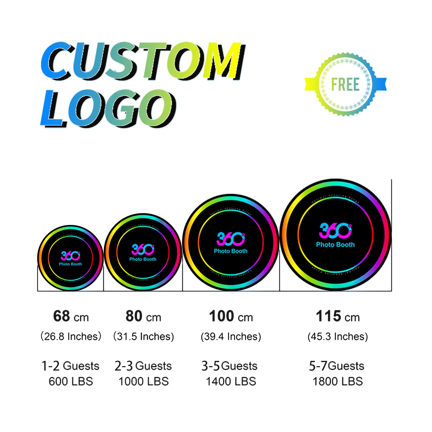 2023 New Design Tempered Glass Led Automatic 360 Degree Photo Booth Rotating Camera With Rgb Light Photo Booth 360 Photobooth