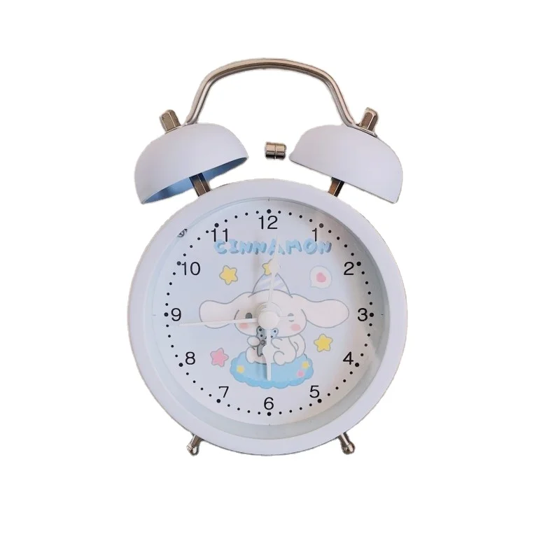 Kuromi Sunrise Alarm Clock For Kids quiet Bedrooms  Desk Table Alarm Melody Cinnamoroll Night light Clock