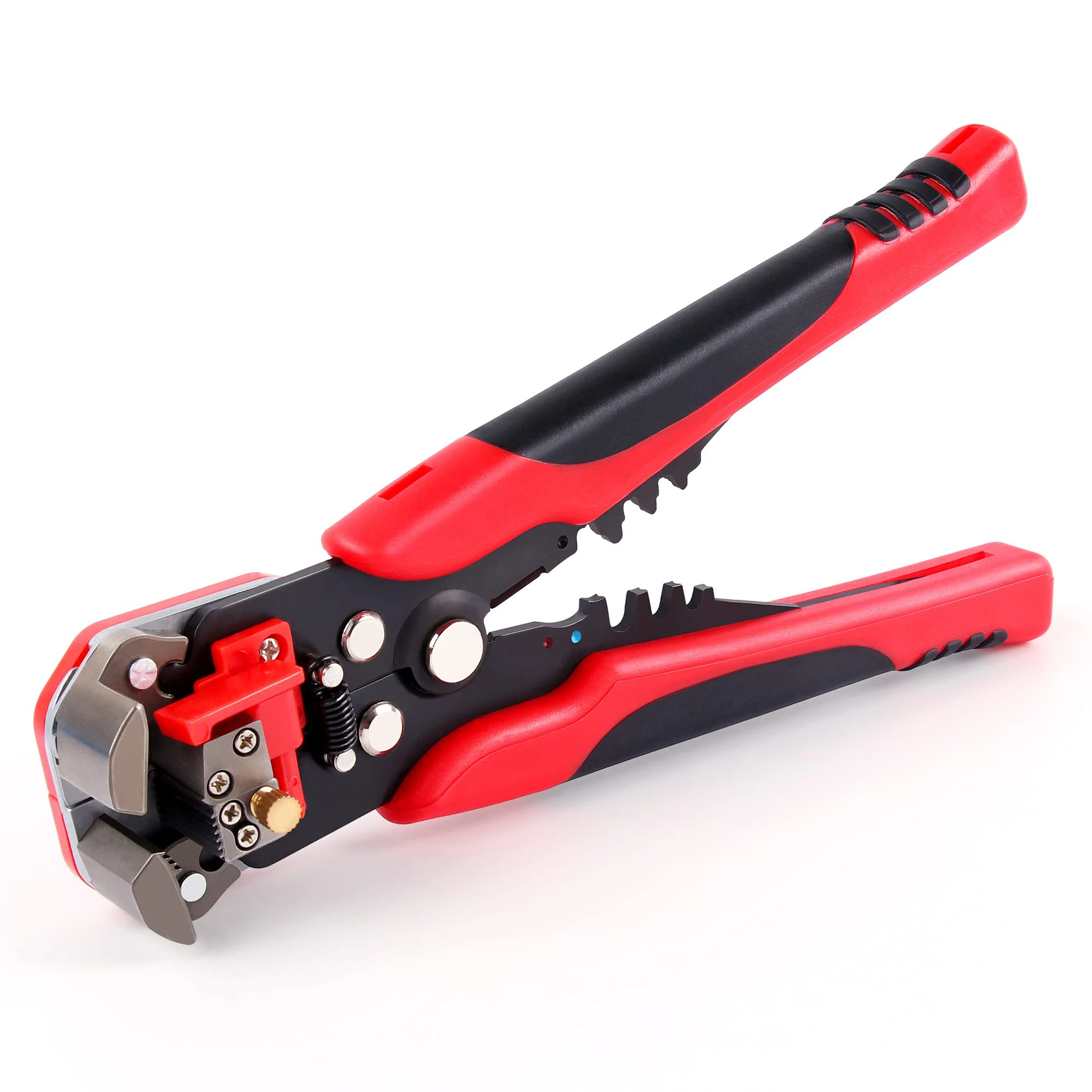 8-Inch Wire Stripper Tool Stripping Cutting Crimping Wires 10-24 AWG/0.2-6.0mm2  Efficient Electrical Work Wire Stripping Plier