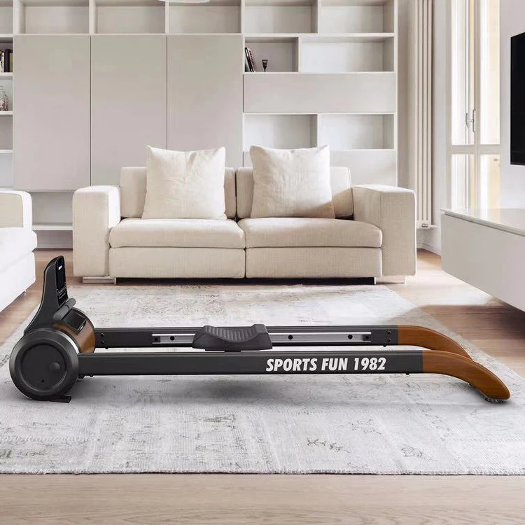 Indoor Magnetic Adjustable Resistance Foldable Exercise Rowing Machine for Home Use