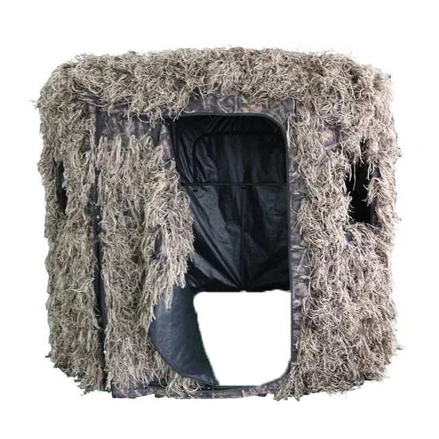 Hot Sell High Capacity Outdoor Waterproof Portable Double Ground Camouflage Pop Up Camo Hunting Tents