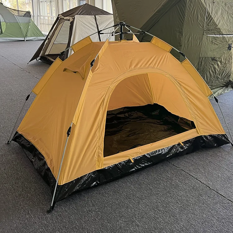 Оптовая продажа от производителя Открытый Кемпинг 1-4 человек Пляжная простая скорость открытая Складная автоматическая палатка