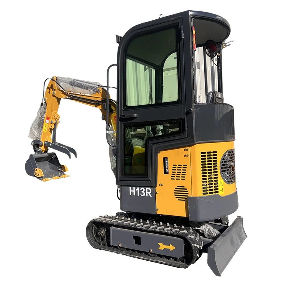 1 Ton 1.2 Ton Mini Excavator Mini Digger Excavator Machine AGT Industrial H13R Excavator Mini Good Price for Sale