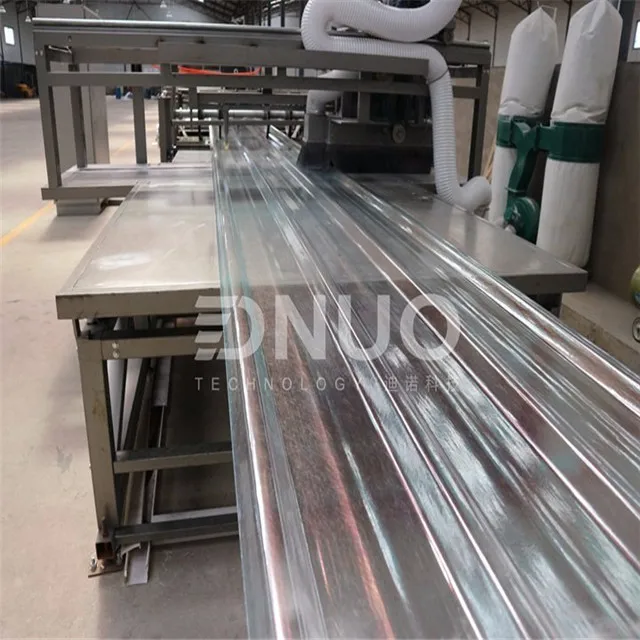 Transparent Fiber Glass FRP Roofing Tile Sheet Making Machine