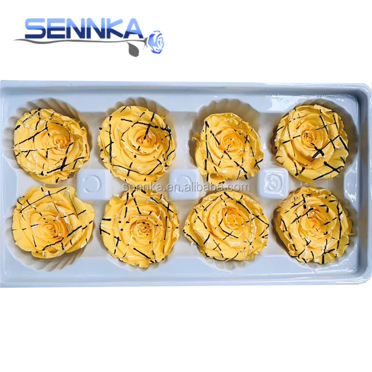 Luxurious Real touch rose eternal preserved  rose flowers for made gift box