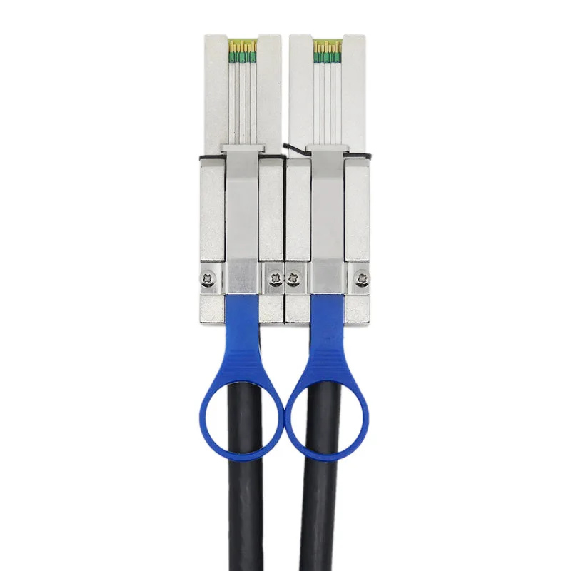 
High Density Mini SAS Male to Male extension cord SFF-8088 to SFF-8088 12Gb SAS Cable 