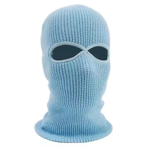 Wholesale windproof hole knitted ski  headgear outdoor cycling warm  headgear