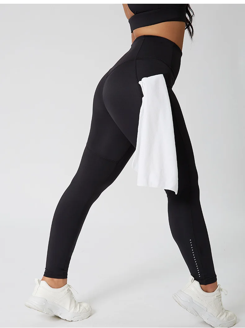 Fall 2024 Leggings Exercise Women Fitness Hip Yoga Pants Wearing Outside Sports Wholesale Custom Logo Women Clothes