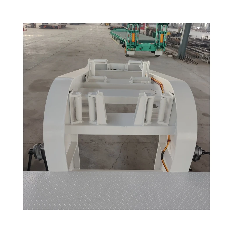 TRAILER 3 Axles Chassis Loader Lowboy Gooseneck Semi Trailers Tilt Slide Standard Low Bed Truck Trailers Made in China