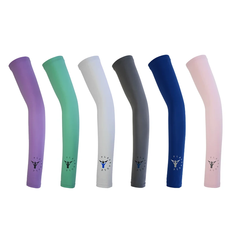 PLAYEAGLE Golf Ice Silk Arm Sleeves Outdoor UV Protection Sleeve Breathable Anti-UV Sleevelet Sports Cycling Arm Sleeve