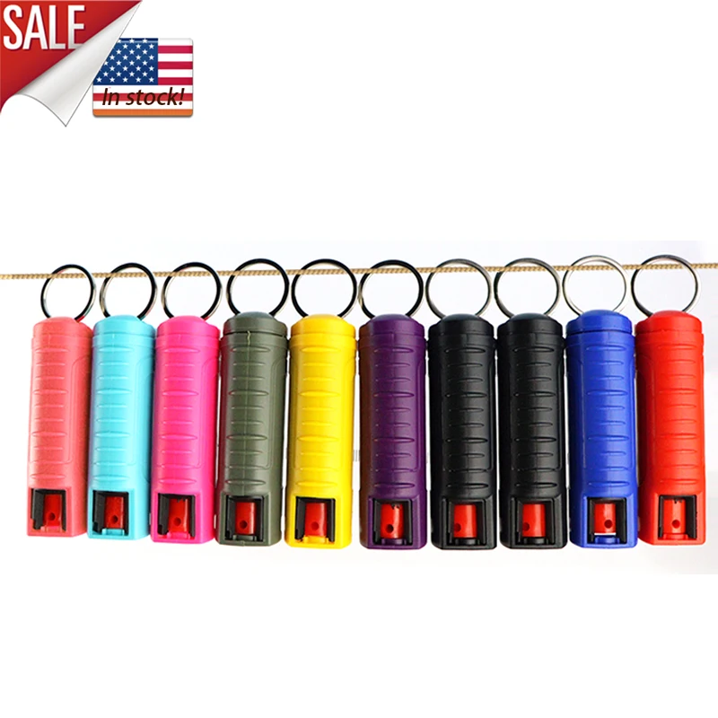 Outdoor Emergency Self Defense Keychain Set 20ML Keychain self defense for Women