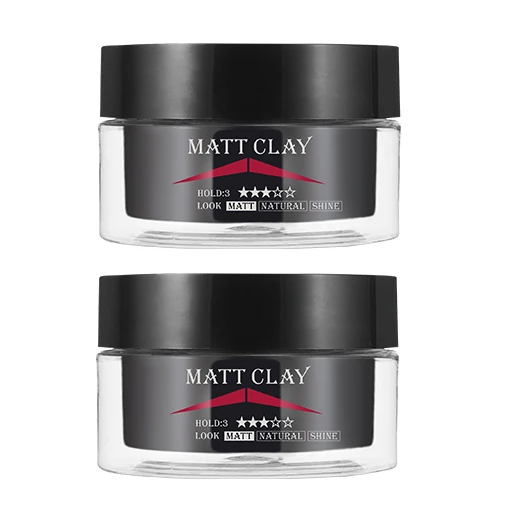 MASC factory price Strong Hold High Shine 48 Hours Long-Lasting Water Base Hair Styling Pomade Hair Clay for Men