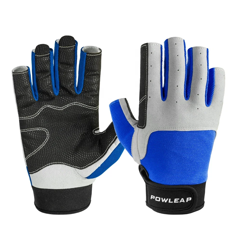 2024 Latest Style OEM ODM Best Quality Anti Slip Sailing Gloves Wholesale Low Price Quick Dry Comfortable Fabric Yachting Gloves