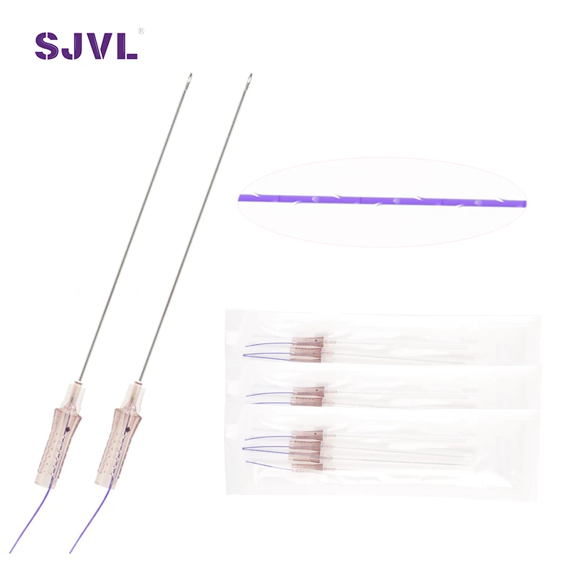 
Wholesale Korea 19g 120mm Ultra V Lifting 6d Nose Line Blunt Micro Cannula Cog Pdo Cobra Face Lift Thread 