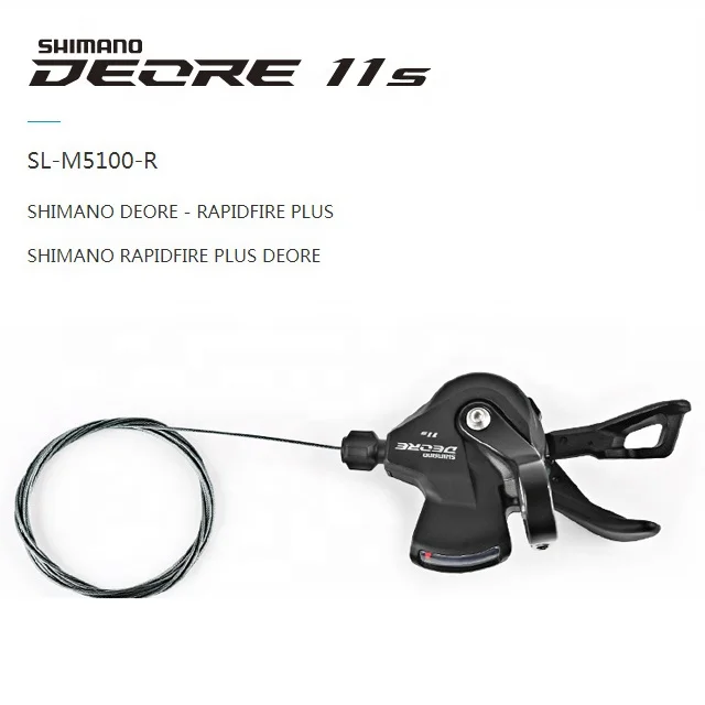 Mountain Bike Clamp Band Right Derailleurs SL-M5100-R  DEORE 11s Shifter RAPIDFIRE Plus 11Speed Right Shift Lever