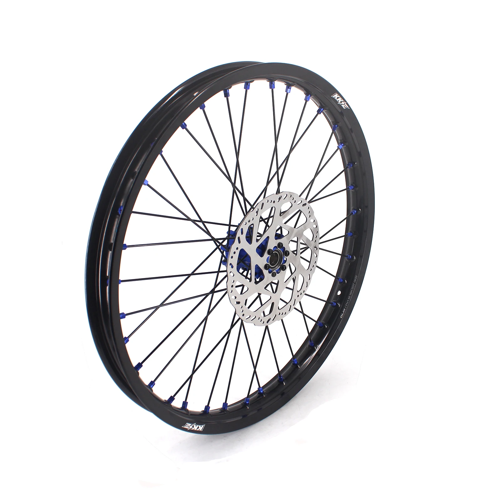 KKE Front 21inch Rear 18inch Electric Bicycle Bike Wheels Rims Set Fit on Sur Ron Light Bee X 2019-2022 Blue Hub Black Rim