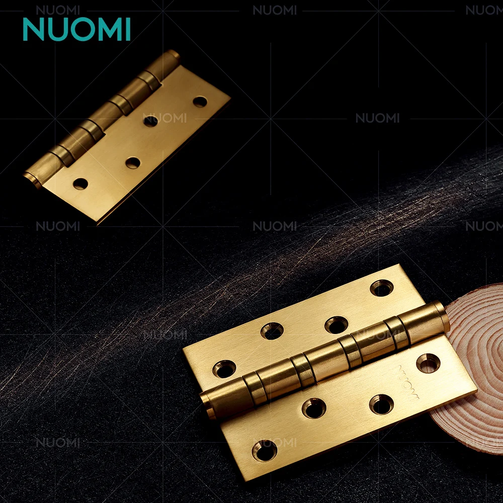NUOMI  Fittings Hardware Concealed Pivot Door Hinge Spring Hinge Closer Door Adjustable Folding Hidden Door Hydraulic Hinge