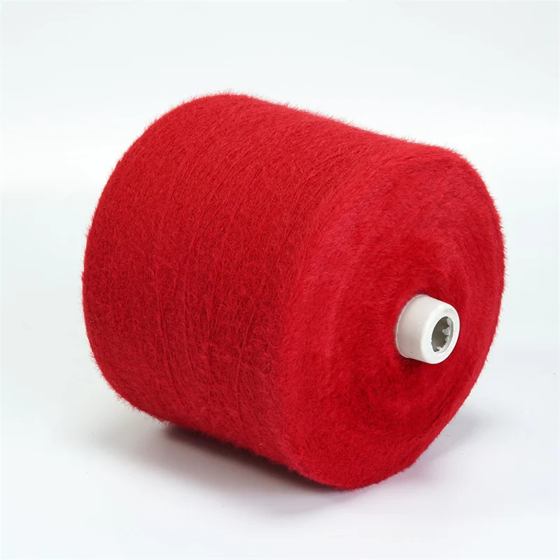 High Quality Long Hair Fluffy Feather Yarn 0.5cm 0.9cm 1.3cm 2cm Nylon Mink for Knitting