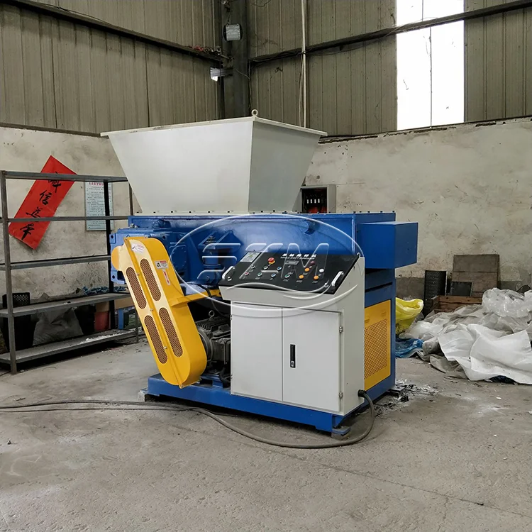 Plastic Pipe Domestic Waste Wood Pig Bone Single Shaft Shredder One Time Forming Shredder
