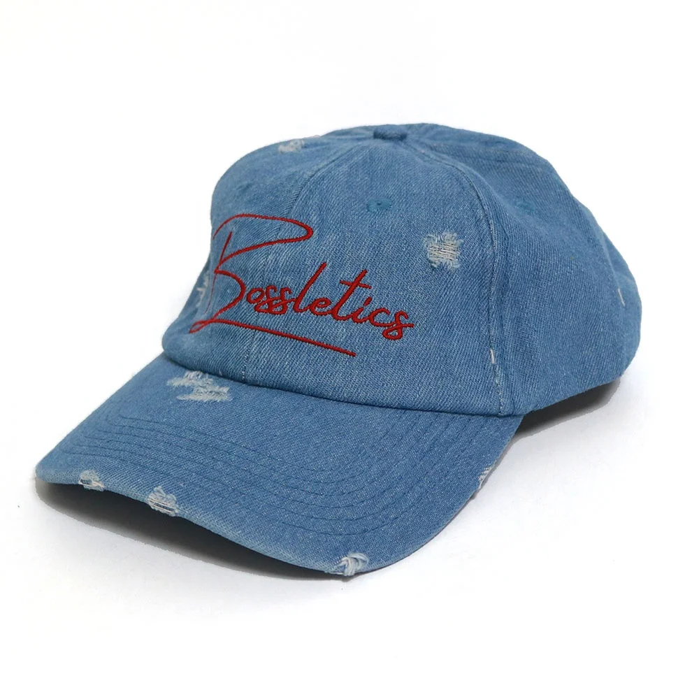 OEM custom small MOQ casual cut soft top Dad hat Retro cowboy unstructured no-park dad hat
