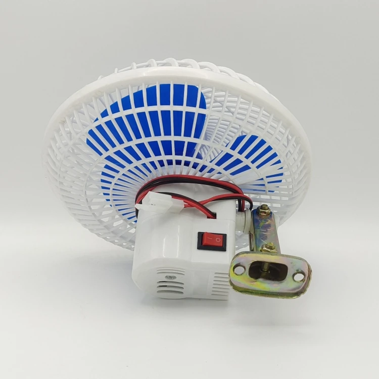 All plastic 12v rotary car fan made in China