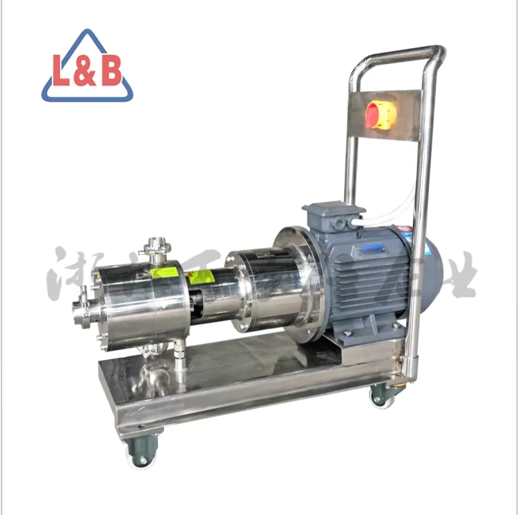 industrial in circulation working smoothie stainless steel multi-functional high speed shearing homogenizing emulsifying mixer