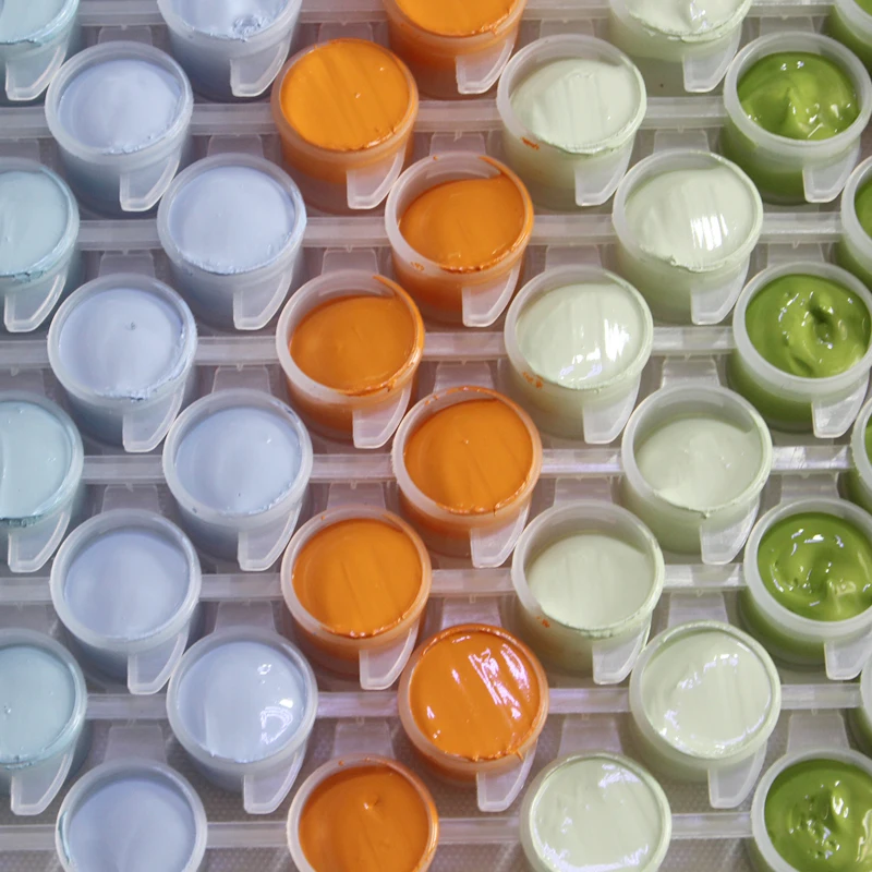 ROYALDREAM Plantain figure of Buddha with frame acrylic oil color paint canvas painting by numbers for adult bedroom decor