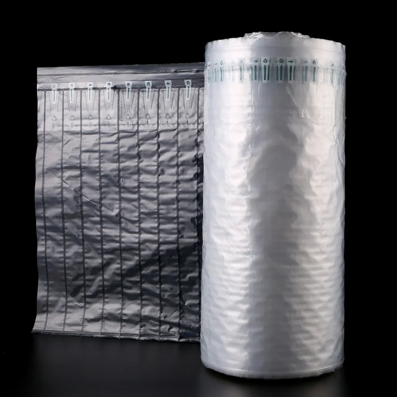 promotion PE PA 9 layers 15-110cm computer inflatable air column bag wine bottle packaging roll coil material for fragile cargo