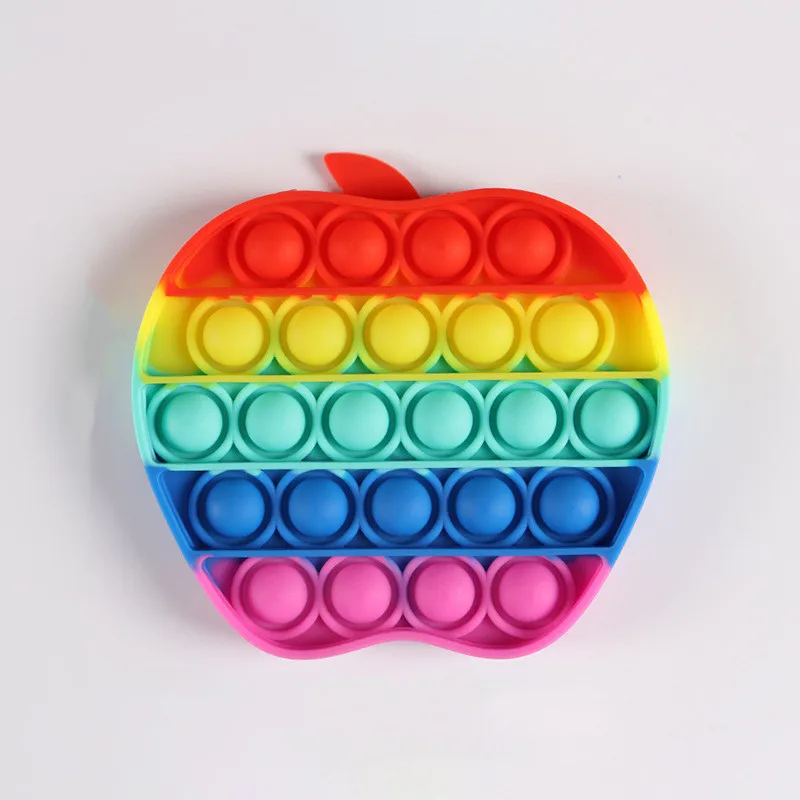 Custom Other Classic Baby Products Toys Kids Children Fidgets Anti-Stress Push Pop Apple Toys