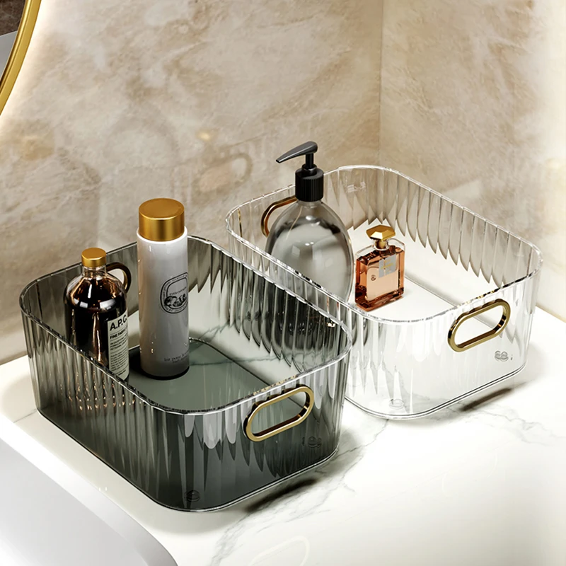 OSBORN Nordic style acrylic finishing storage basket plastic Makeup Organizer container storage basket