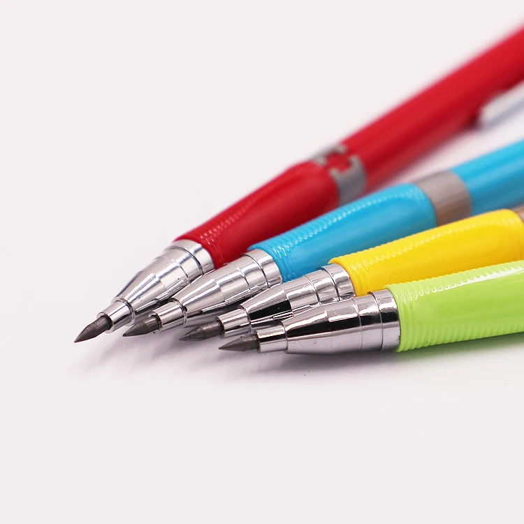 Sisin 2mm Mechanical Pencils Metal Clip Bulk HB Propelling Pencil for Office School Stationery