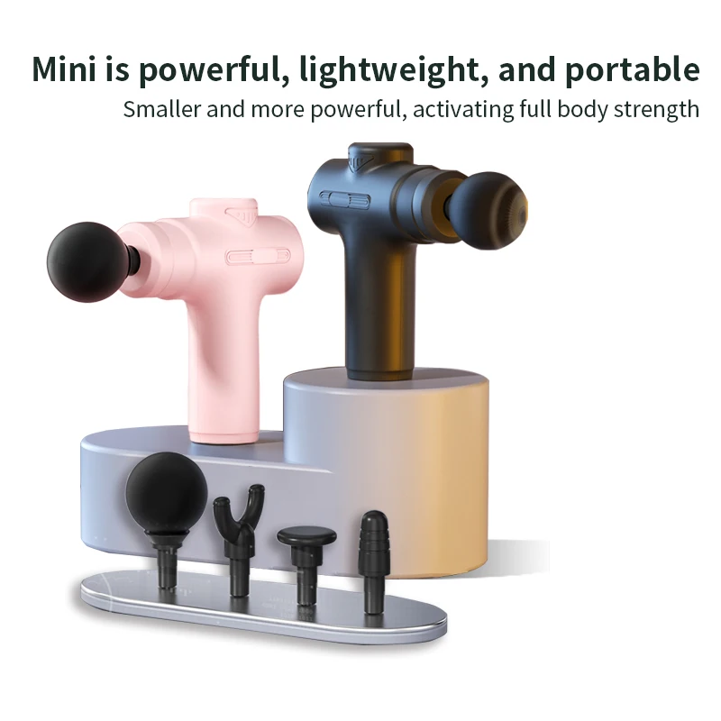 Manufacturers Wholesale Mini Portable Muscle Massage Gun Fascia Gun To Relax Muscles