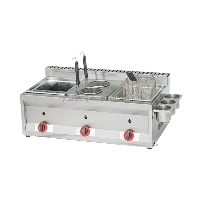 20L+8L tank liquefied petroleum gas frying furnace stainless steel doughnut deep-fried dough sticks machine
