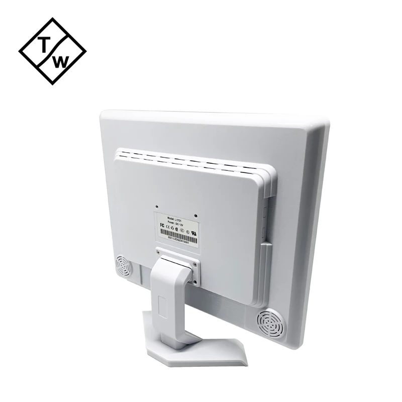 Cheap Price 17 inch Black White Wall Mount Desktop LCD Monitor for CCTV Computer Game