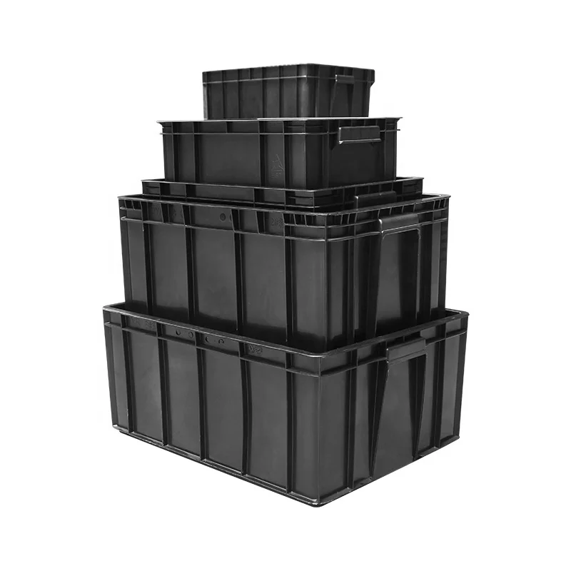 Leenol ESD Large Size Stackable Eco-friendly Moving Euro Standard Industrial Storage Tool box Container