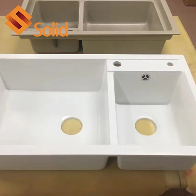 China kitchen sink moulds repairable resin wash hand basins