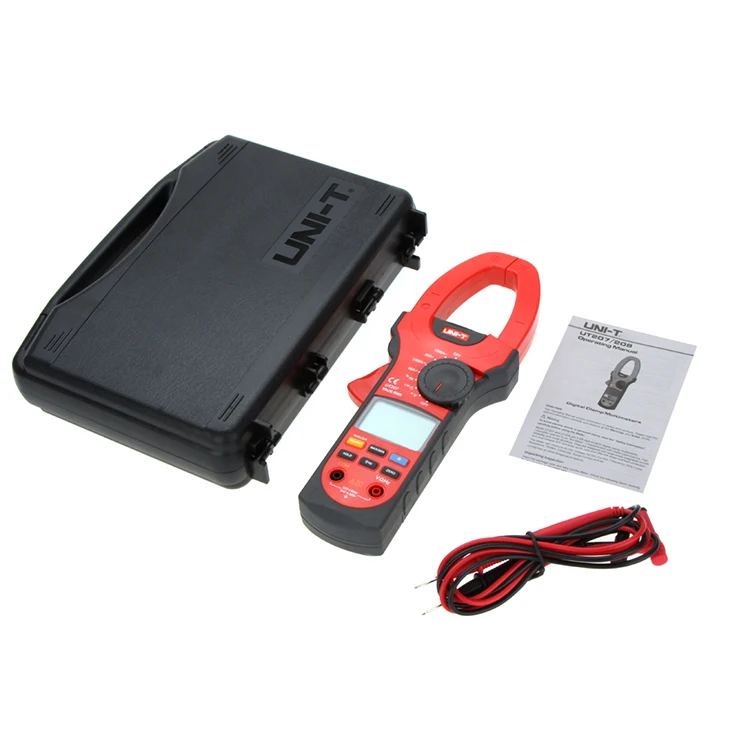 Professional UNI-T UT207 True RMS 1000A AC/DC Digital Clamp Meter