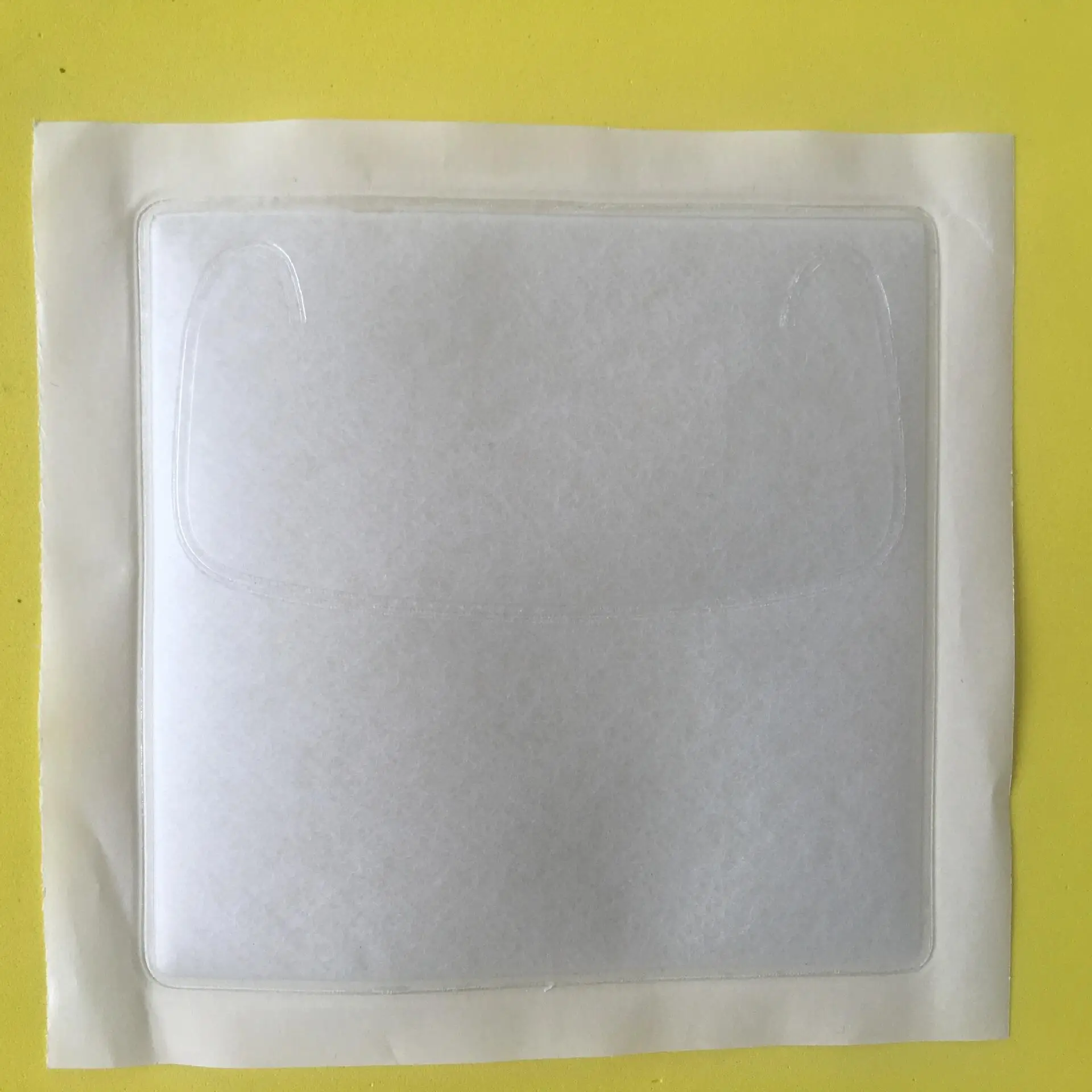 Custom Logo Size Shape Self Adhesive Pvc Clear Plastic Sticker CD/DVD Sleeve Storage Cover Bags Used To Insert CDs/DVDs