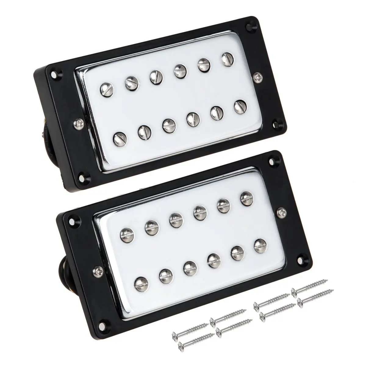 Изготовленный на заказ золотой цвет керамический магнит LP humbucker электрогитара звукосниматель с черным кольцом