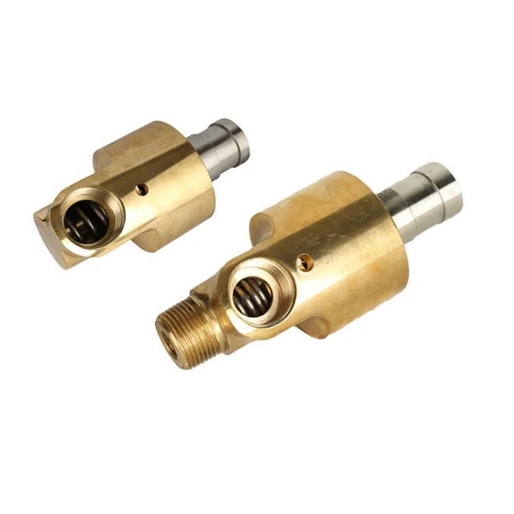 304 stainless steel central shaft with copper shell water rotary joint/rotary union