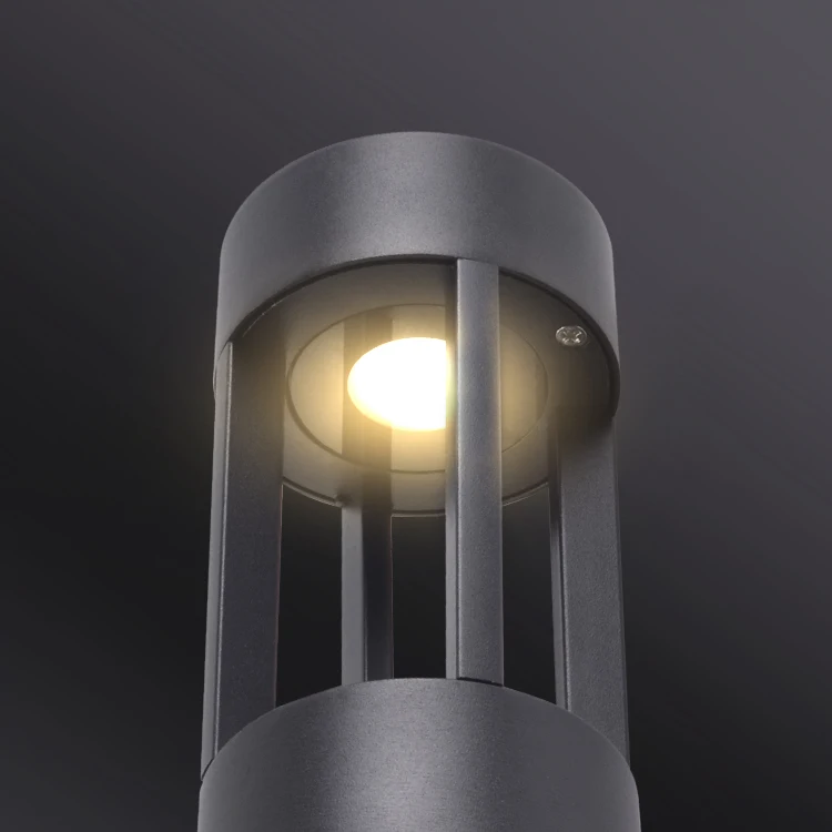
NEXLEDS GL09 5W black color square shape aluminum garden lamp led bollard light 