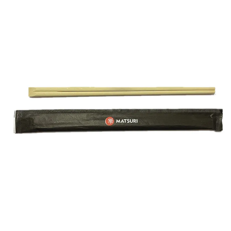 Chopsticks In Bag Hotel Restaurant  Paper Chopstick Sleeve With Custom Logo For Chopstick
