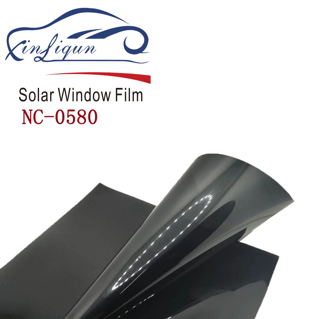 Car nano ceramic carbon solar film sun protection and explosion-proof front and back glass film NC-0580