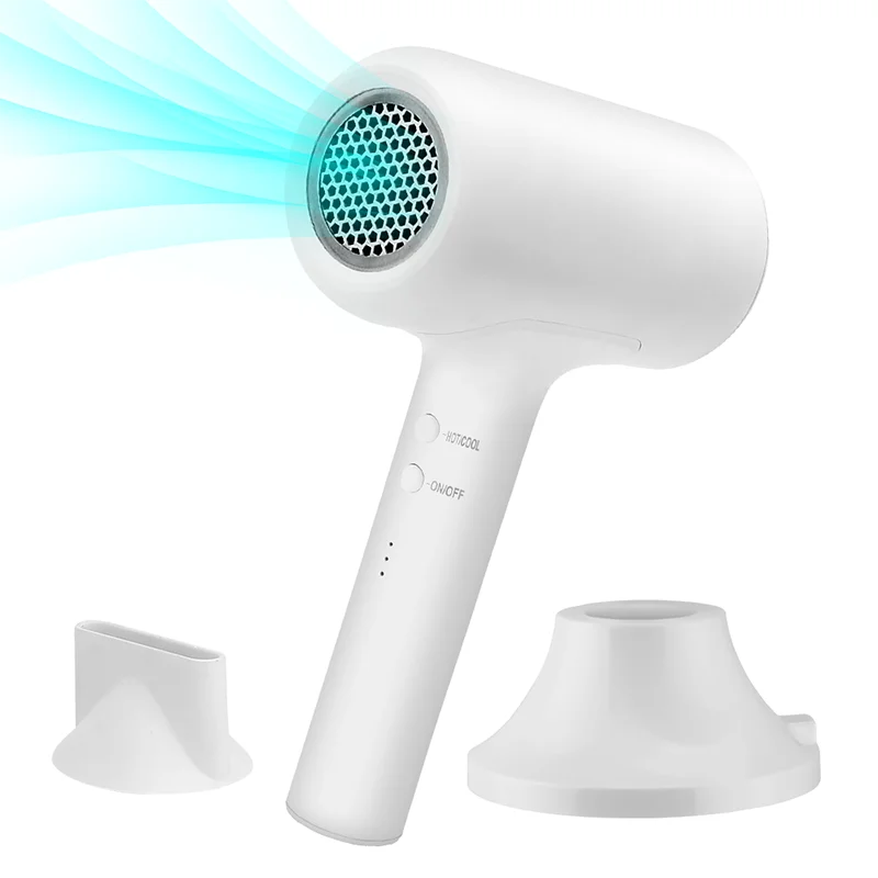 PRITECH Custom Logo Household Portable Ionic USB Rechargeable Cordless Blow Dryer Wireless Hair Dryer