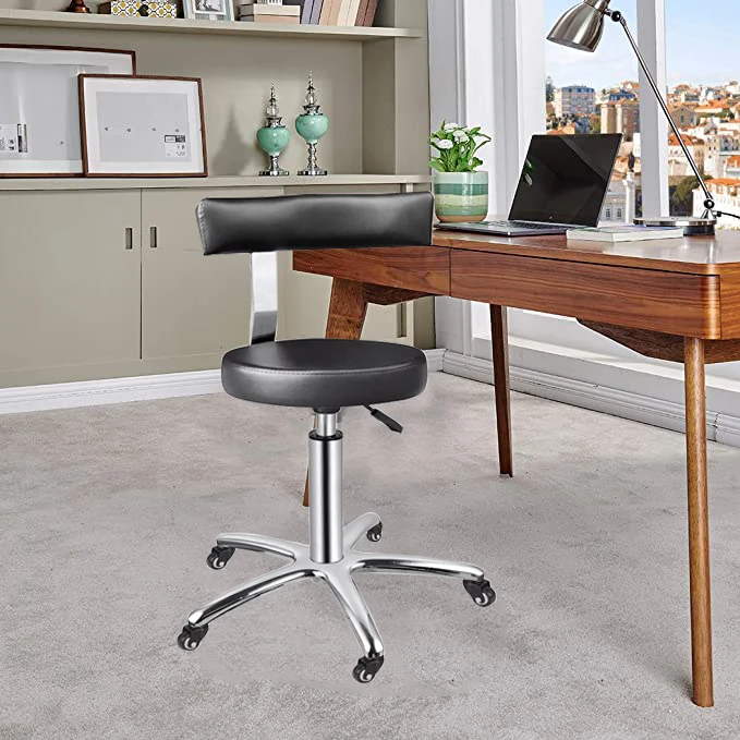 Factory Price Office Beauty Salon Furniture Parts Saloon Stool Chair Accessories Nylon /PU Swivel Wheel Caster